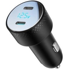 Joyroom JR-CCD02 Car Charger 2x USB C 70W - Fast Charging, Powerful & Efficient Power Solution!